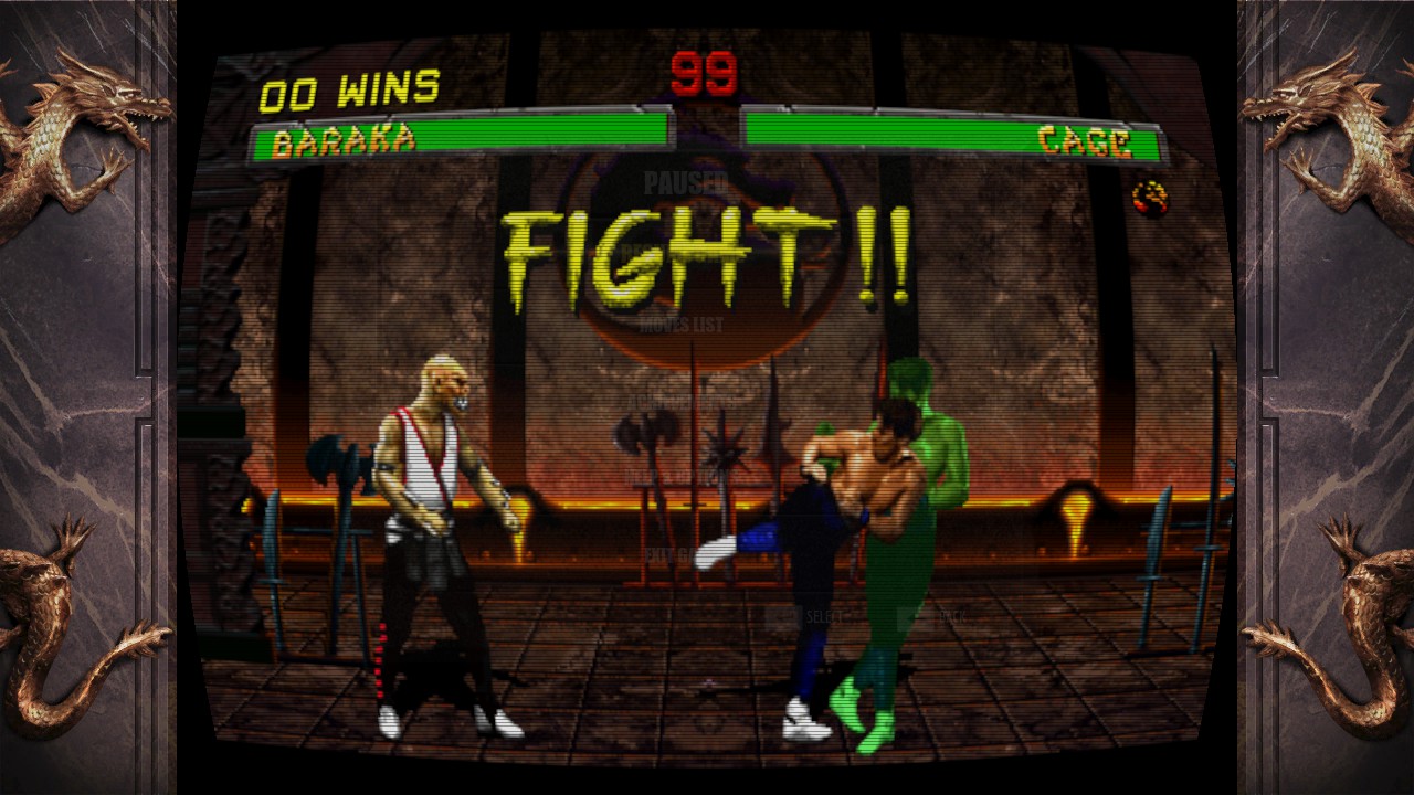 Mortal Kombat: Shaolin Monks Reptile Head Eat Fatality 